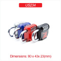 In stock Zinc Alloy gym security number combination door lock logo